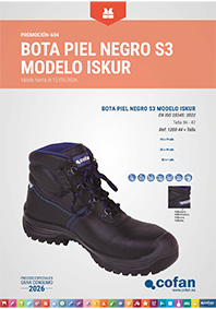 Bota de piel negra S3 - Modelo Iskur